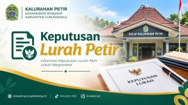 DAFTAR SURAT KEPUTUSAN LURAH PETIR TAHUN 2026
